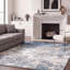 Tapis abstrait gris clair / bleu N'Keal-447731236-525112259