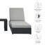 Ensemble de chaise longue d'extérieur 3 pièces Modway Tahoe-95616657