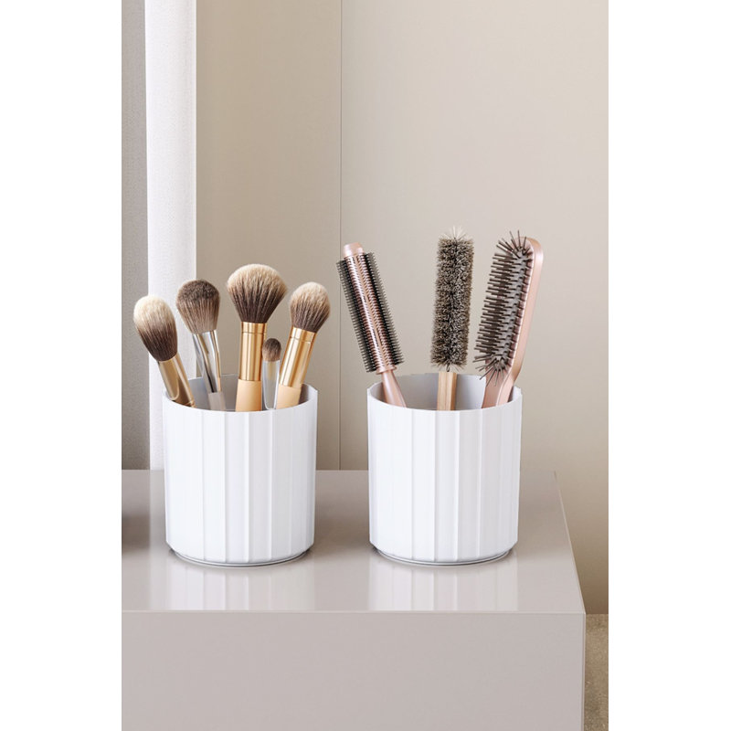 Ensemble de maquillage (2 pièces), Blanc