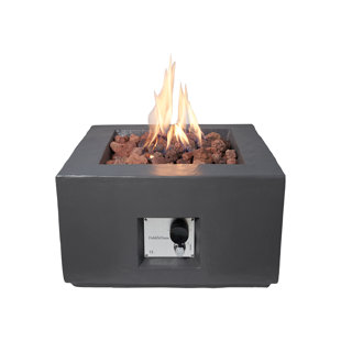 Square Natural Gas Smokeless Fire Pit