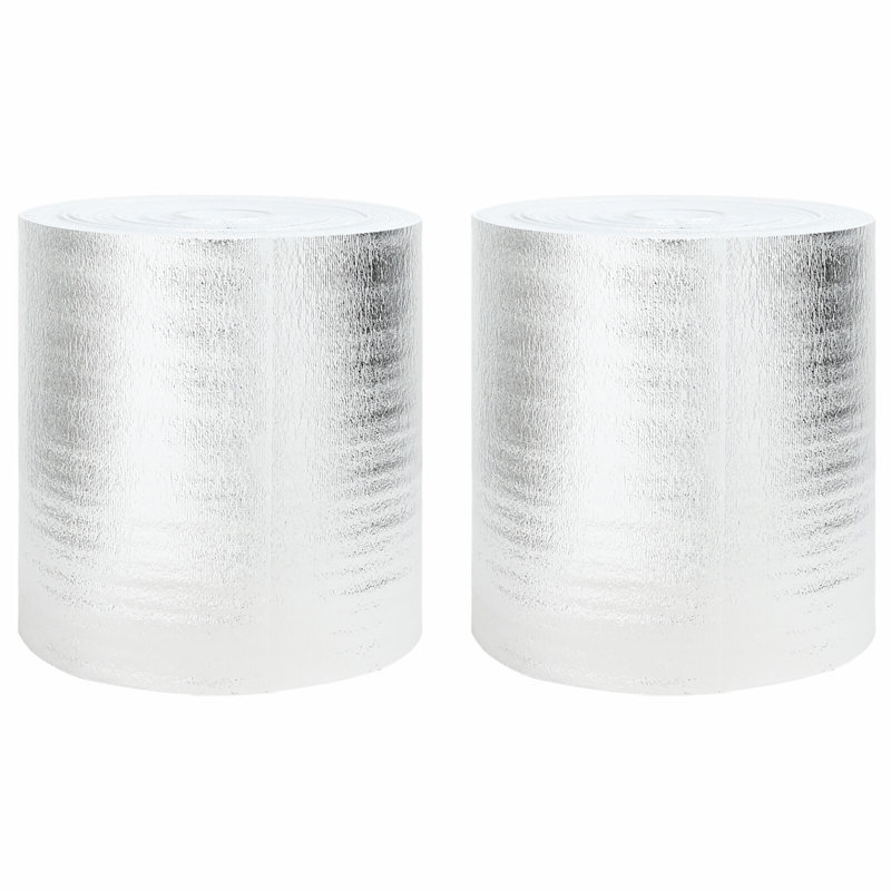 Réflecteurs de chaleur pour radiateur Vidaxl 2 pièces 0,5 x 25 m
