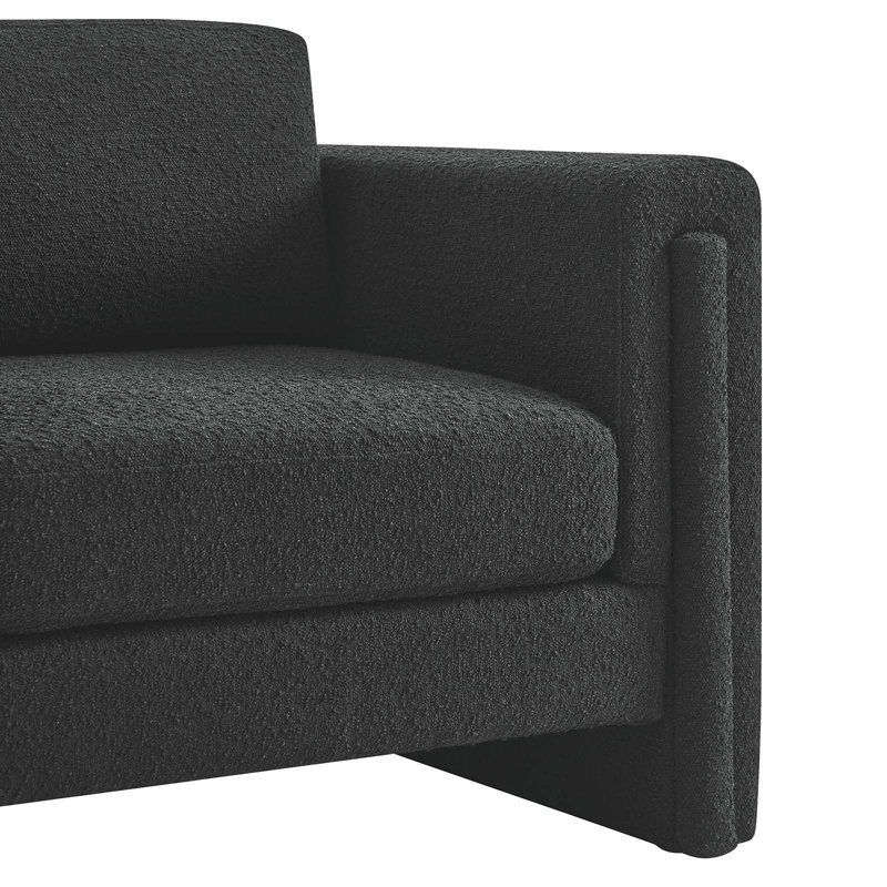 Modway Visible Armchair, Black Boucle