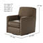 Fauteuil oscillant pivotant Balina Bindi-1658815382-1658814999