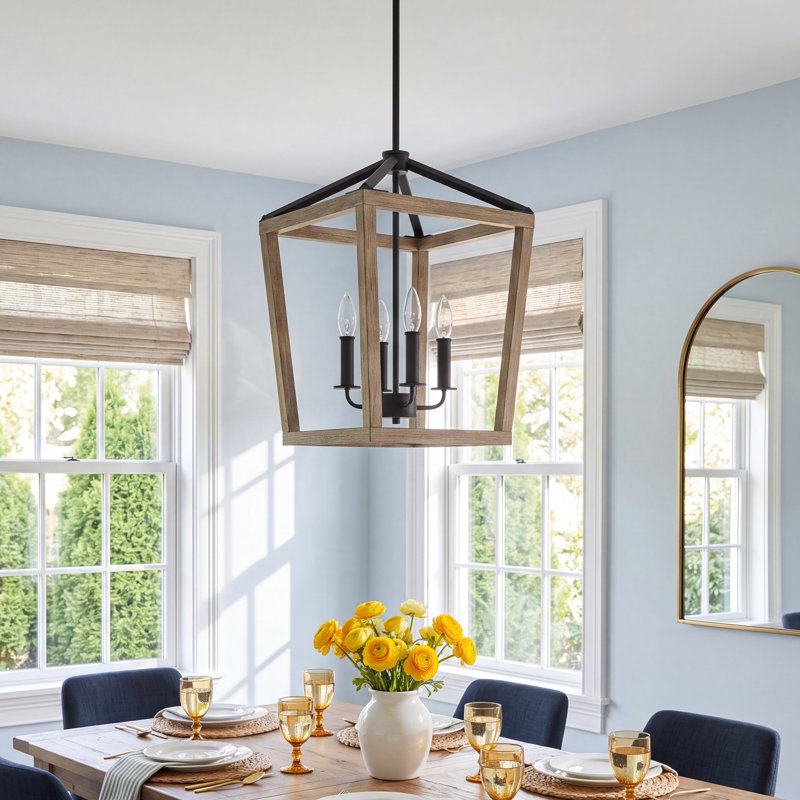 Icarus 4-Light Chandelier, H 62,5 po x l 12 po x P 12 po
