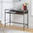 Kilby Glass Top Metal Base Writing Desk-1516888949