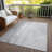 Machine Washable Indoor/Outdoor Xhevrie Gray Rug-1922531946