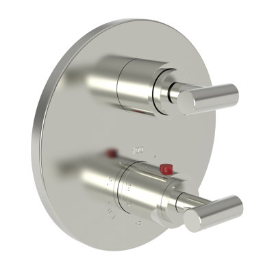 Pavani 1/2" Round Thermostatic Trim Plate With Handle