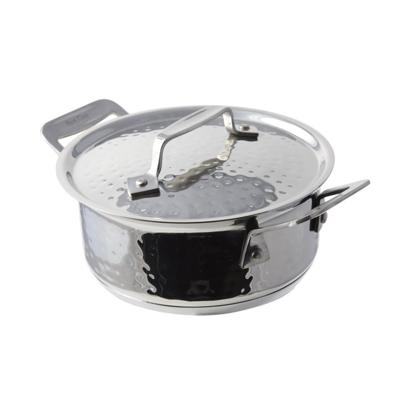 Bon Chef Cucina 1.25 qt. Non-Stick Stainless Steel Stainless Steel Stock Pot