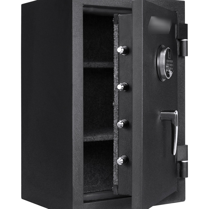 2.02 Cubic Ft Fire Safe With 2 Pin Codes And Alarm System Adjustable Shelf Organization