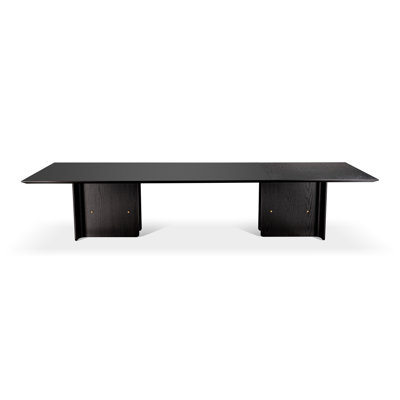 Livorno 102.5" Rectangular Dining Table with glass
