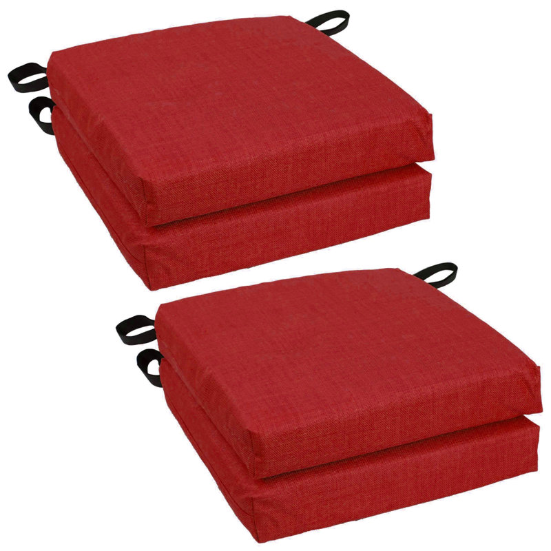 Outdoor 3'' Seat Cushion, Paprika