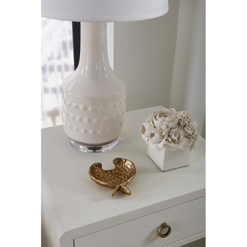 Mariah Table Lamp, White