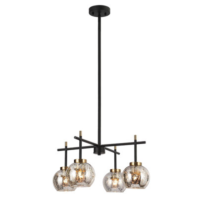 Luminaire suspendu 4 lumières Yomaris