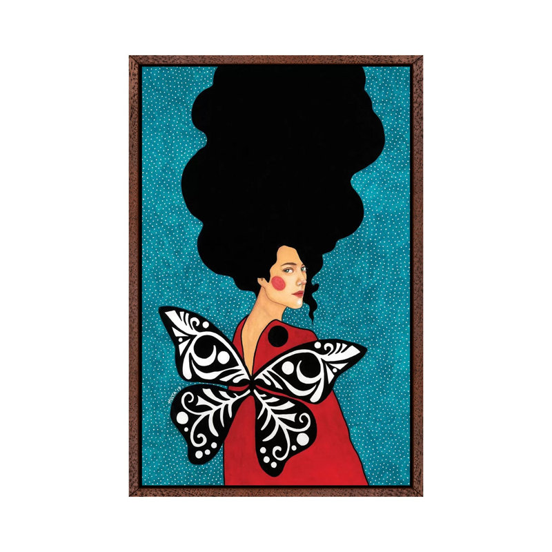 This Will Be Someone Else's Dream by Hülya Özdemir - Print on Canvas, 101.6 cm H x 66.04 cm W, Classic Brown Wood Framed