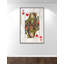 «Card Queen of Hearts - Floater Frame», impression sur toile-46828339