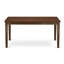 Ensemble de salle à manger 5 pièces comprenant une table de salle à manger rectangulaire et 4 chaises rembourrées en similicuir rouge Firebrick, 36 x 60 pouces, acajou-1147849139-1097701234-1147849143
