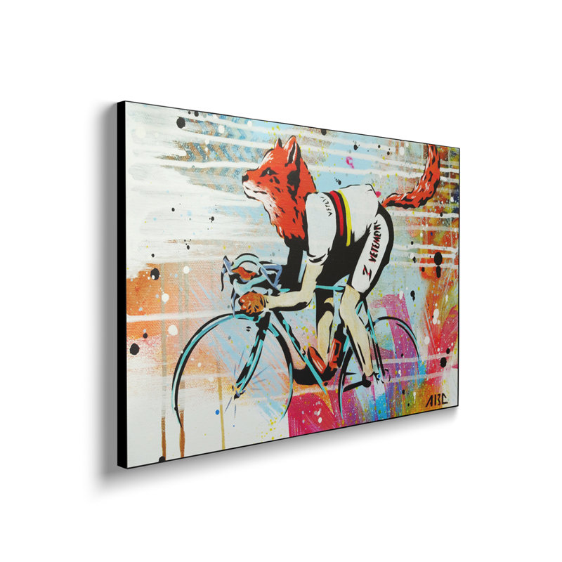 Impression sur toile, "Le Fox" par AbcArtAttack