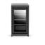 Réfrigérateur à boissons extérieur autonome Cozze 17 po - Mini-frigo extérieur de 2,2 pi³ avec porte vitrée, affichage numérique et lumière DEL pour patio, barbecue et cuisine extérieure (noir)