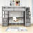 Kids Loft Bed with Drawers-1867887326-1867887324