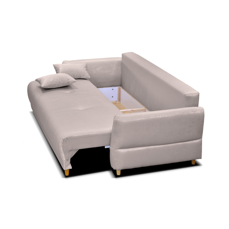 Mowbray 3-Seater Sofa Bed, Light Rose