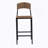 Farmhouse 5-piece Counter Height Drop Leaf Dining Table Set with Dining Chairs-792136013