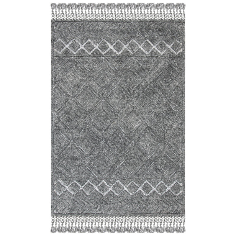 Powell Hand Tufted Performance Geometric Rug, Rectangle 4' x 6'