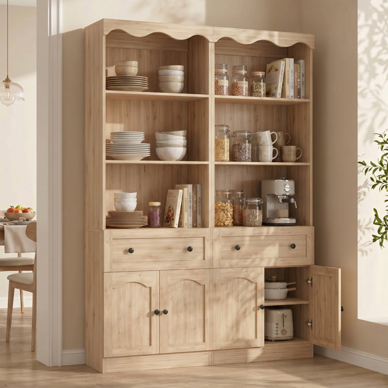 Armoire avec tiroirs en bois