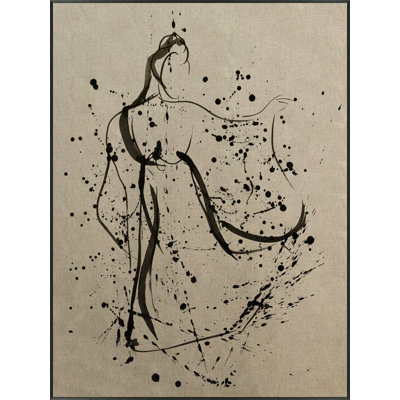«Reveal Form 1» par Lillian August - peinture à cadre flottant sur Farbic