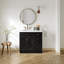 Meuble-lavabo simple en bois massif 36 po Tidworth avec plateau en quartz 1,5 po-83279750-86868225-83279770