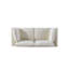 Chenille blanc crème - Spacieux modulaire intérieur modulaire à haute élasticité et sections reconfigurables
