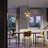 Cabela 6 - Light Dimmable Geometric Chandelier