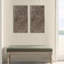 Ensemble d'art mural en bois sculpté 2 pièces Abequa-2088295186