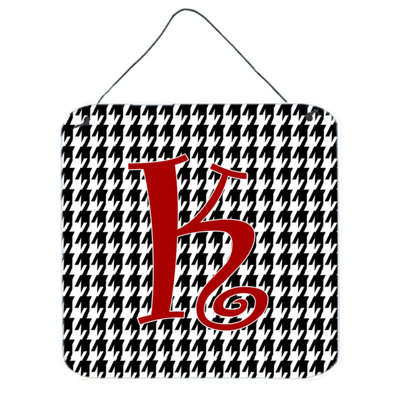 « houndstooth » par denny knight, impression sur plaque