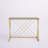 Metter Glass Top Metal Base Writing Desk