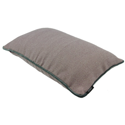 Herringbone Wool Blend Outdoor Pillow Cover