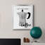Begins After Coffee, toile encadrée de qualité supérieure - prête à être accrochée-1548004145-1548004146