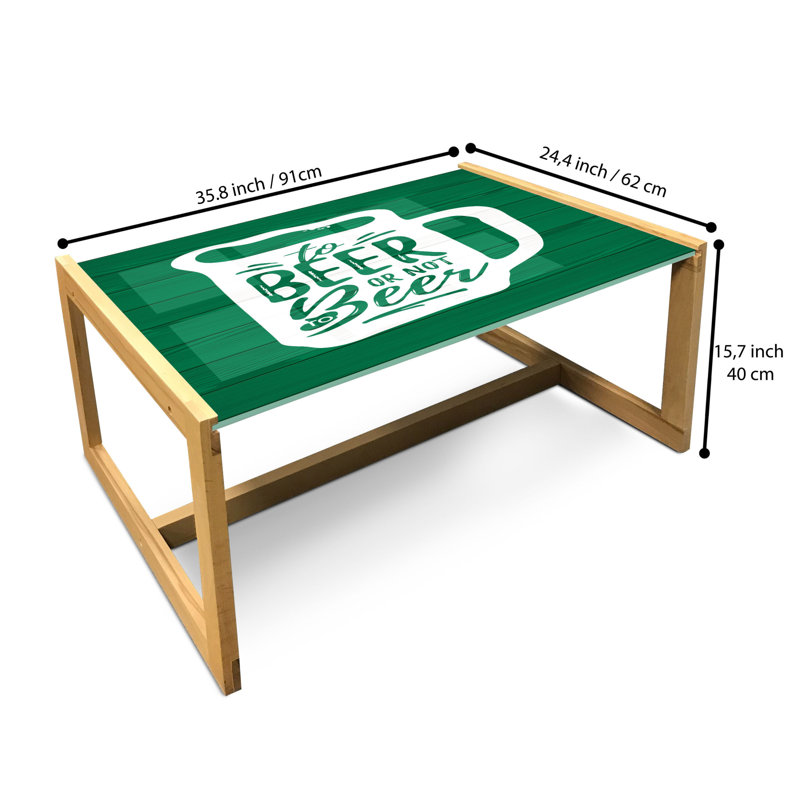 Inese Sled Coffee Table, 90cm H x 62cm W x 40cm D