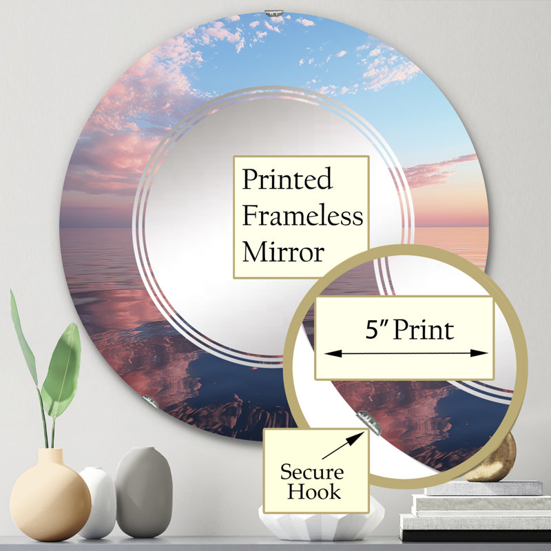 Binberrie Circle Mirror, 24" x 24"