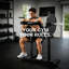 Banc de musculation pour biceps et biceps, appareil 2 en 1 réglable avec charge guidée, pour l'entraînement des bras à domicile, noir