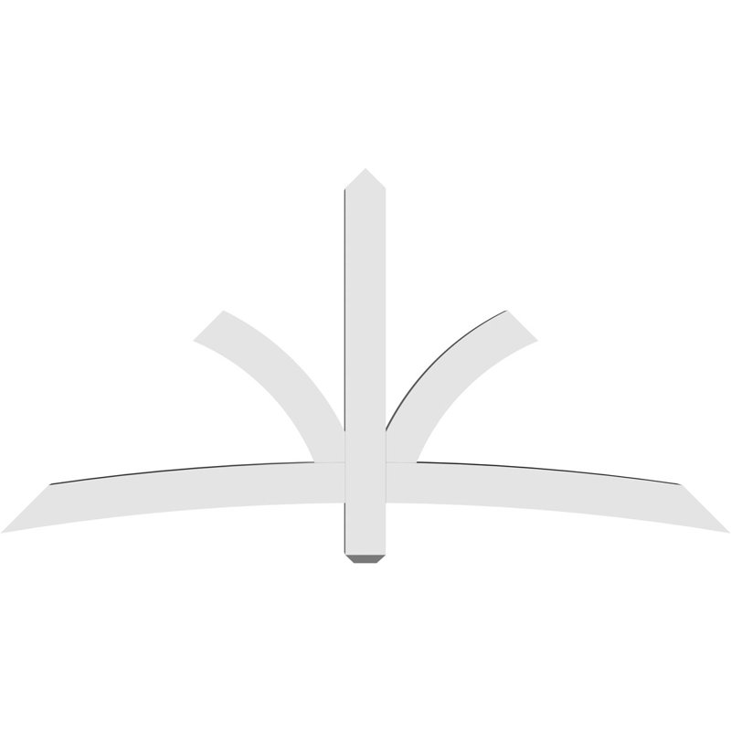 Support pour pignon Davenport, H 36 po x l 72 po (pas: 12/12), P 4 po x F 4 po, Signature uréthane