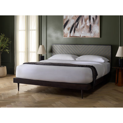 Elasia Solid Wood Platform Bed