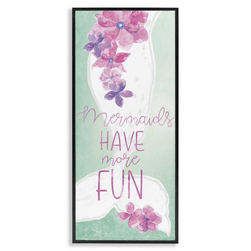 «Mermaids Have More Fun», estampe numérique, conception de Yass Naffas Designs, H 24 po x l 10 po