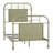 Edmund Metal Standard Bed-468583572-468583566