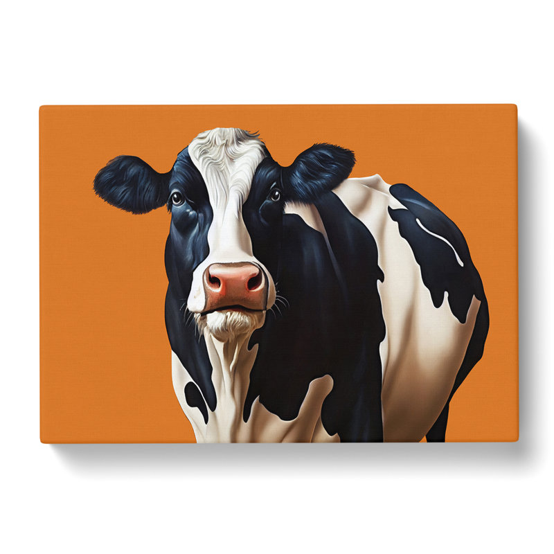Amazing Cow - Wrapped Canvas, 40cm H x 60cm W x 3cm D
