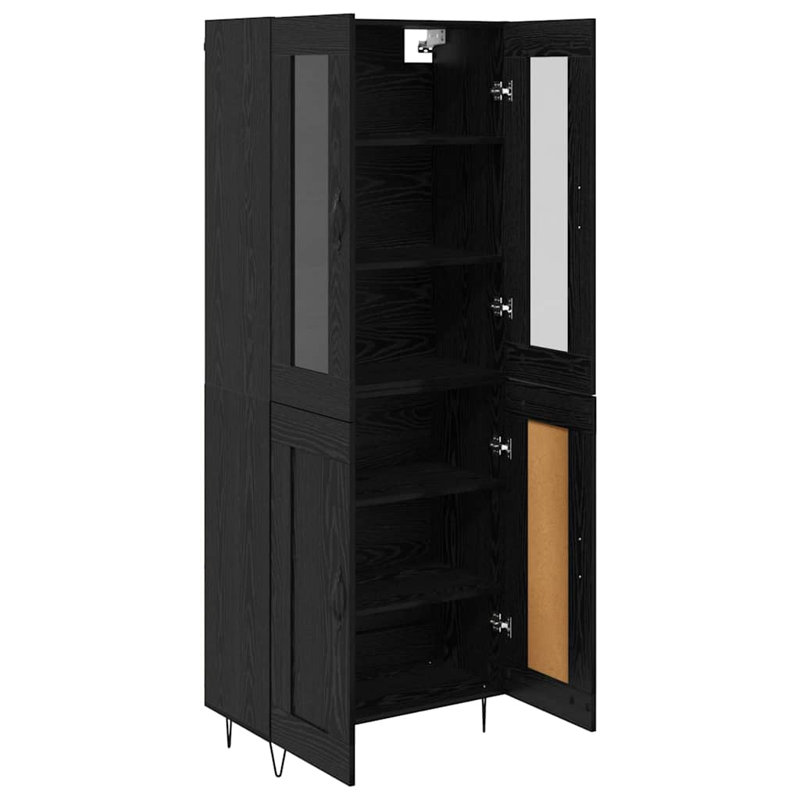 69.5cm Sideboard, Black Oak