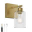 1 Light Rechargeable Iron Armed Wall Sconce with Remote and Bulb Included-643214496