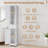 Bathroom Storage Cabinet, Tall Freestanding Bathroom Cabinet with Double Doors and Drawer, Slim White Bathroom Floor Cabinet for Small Spaces Storage Organizer-1997162099