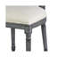 Medallion Fabric Side Chair in Ivory