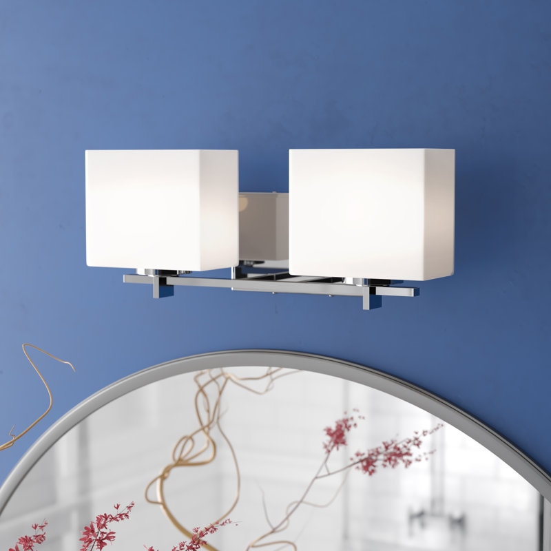 Éclairage pour meuble-lavabo 2 lumières Casson, Noir mat