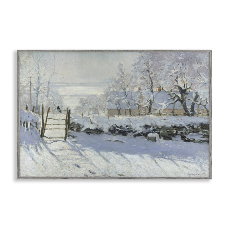 Art numérique classique, la giclée de la pie par One1000paintings, Estampe numérique Farmhouse, H 16 po x l 24 po